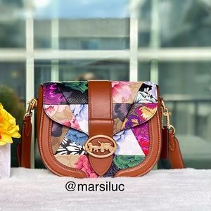 NWOT GEORGIE SADDLE PATCHWORK KAFFE FASSETT PRINT